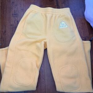 Cozy Fleece Pants - Yellow
